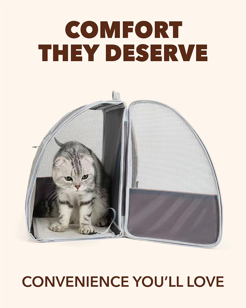PurryGO - Triple Airflow Backpack Carrier For Small Pets