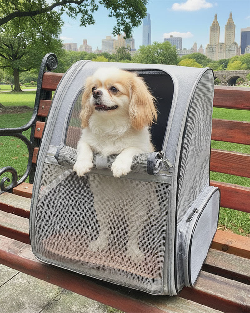 PurryGO - Triple Airflow Backpack Carrier For Small Pets
