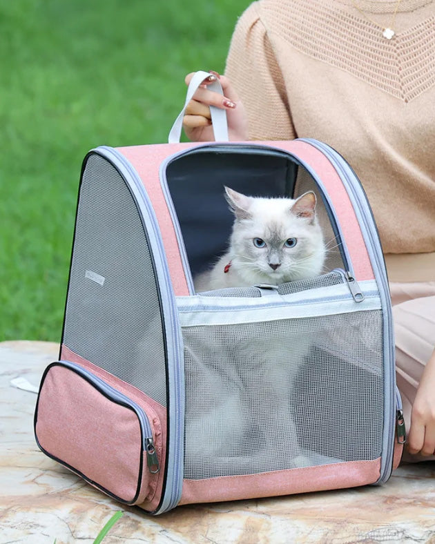 PurryGO - Triple Airflow Backpack Carrier For Small Pets