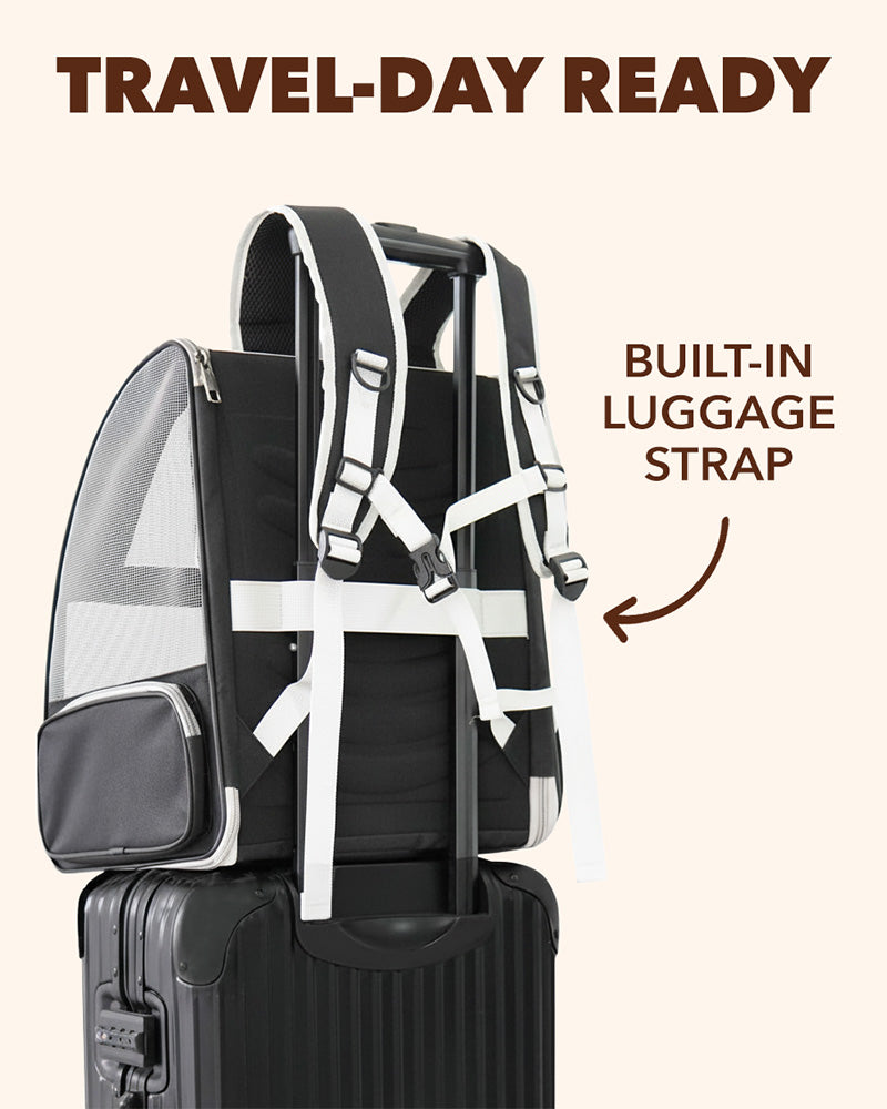 PurryGO - Triple Airflow Backpack Carrier For Small Pets