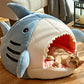 Shark's Jaw - Cushiony Indoor Cat Cave House