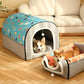 Cave - Portable Soft Indoor Cat Dog House With Removable Cushion