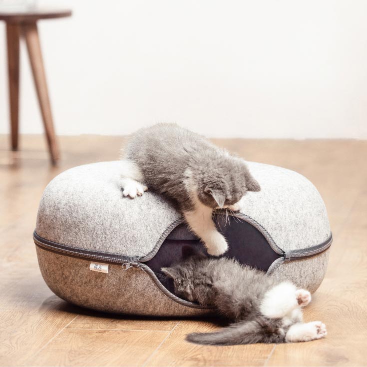 Donut - Interactive Cat Play Tunnel Bed