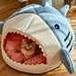 Shark's Jaw - Cushiony Indoor Cat Cave House