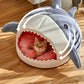 Shark's Jaw - Cushiony Indoor Cat Cave House