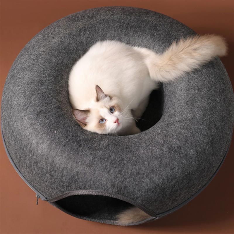 Donut - Interactive Cat Play Tunnel Bed