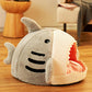 Shark's Jaw - Cushiony Indoor Cat Cave House