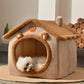 Bear - Soft Plush Pet Indoor House-Bed