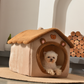 Bear - Soft Plush Pet Indoor House-Bed