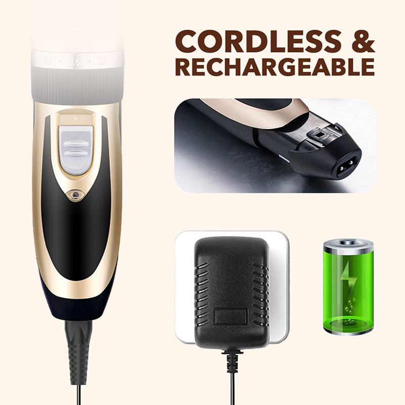 ClipMyPaws™ A60 - Upgraded - The World's Quietest Pet Hair Clipper