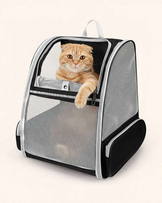 PurryGO - Triple Airflow Backpack Carrier For Small Pets