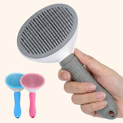 Self-Cleaning Pet Slicker Brush