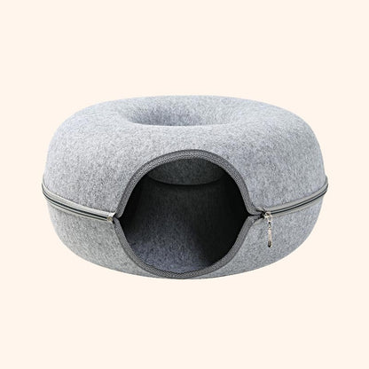 Donut - Interactive Cat Play Tunnel Bed